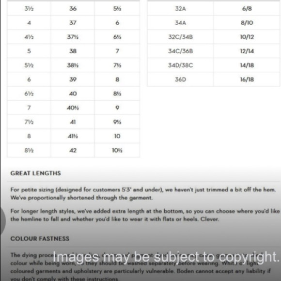 Boden Amelie Jersey Dress Blue Pink White Anstract Floral Size 12L - Picture 11 of 11